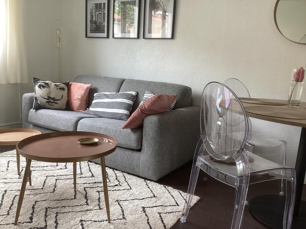 50 M2 T2 Au Calme, Lumineux, Confortable, Cosy, Climatise, Privatif Avec Parking Gratuit Et Terrasse Toulouse Exteriör bild